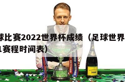 足球比赛2022世界杯成绩（足球世界杯2021赛程时间表）